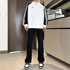 主推货足渐变修身大码直筒微喇毛边牛仔裤K860-K861-K866-P50，男装牛仔裤，星座205
