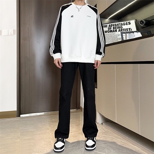 主推货足 渐变修身大码直筒微喇毛边牛仔裤K860-K861-K866-P50图片