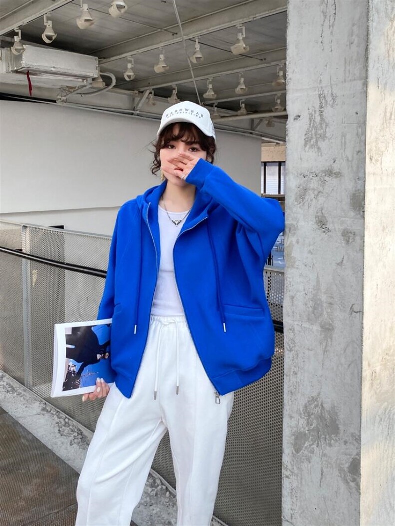 帽子贴标卫衣，女装卫衣/绒衫，诗苒