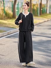 2026春季新款休闲气质两件套套装，女装套装/套裙，伊仟回