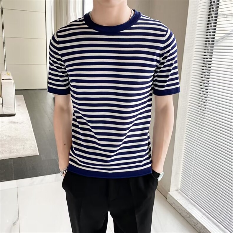 潮城市风貌潮流时尚潮牌男圆领夏季T恤标准新款青春流行五分袖in,男装T恤,星座1013