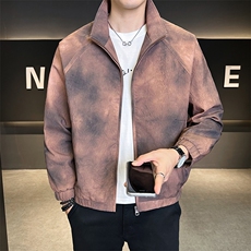 2025秋季新款立领宽松水洗炫彩夹克外套男C317-JK1205-P115，男装夹克，电商C317