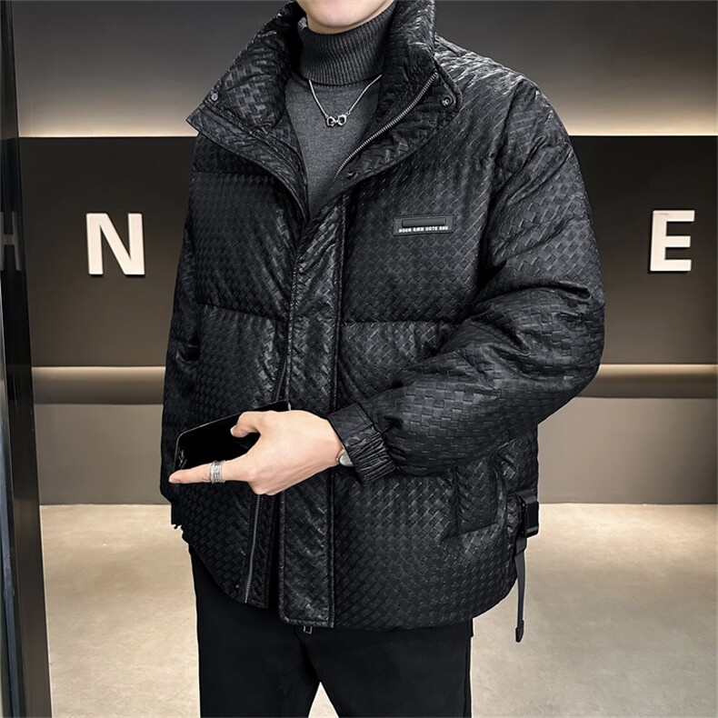 2025冬季新款店主风羽绒服加厚保暖高级感立领外套男6635-P190,男装羽绒服,电商A413