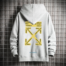 KS21127-P38加绒款-P43连帽开衫卫衣男运动外套大码班服网格，男装卫衣，电商A040A