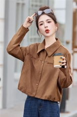 2025早秋新款时尚休闲短款外套女洋气显瘦减龄小个子百搭上衣，女装短外套，浙宝029