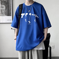 华夫格t恤男短袖男大码五分袖HT73449-P22，男装T恤，电商A040
