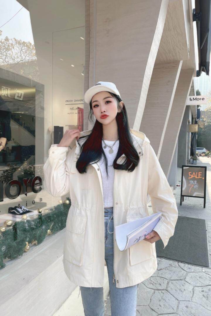 春季新款风衣，女装风衣，春语雨桐