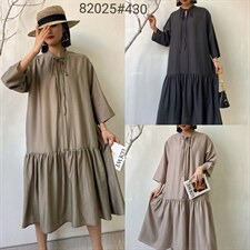 2022连衣裙，女装连衣裙，仓沐麻衣