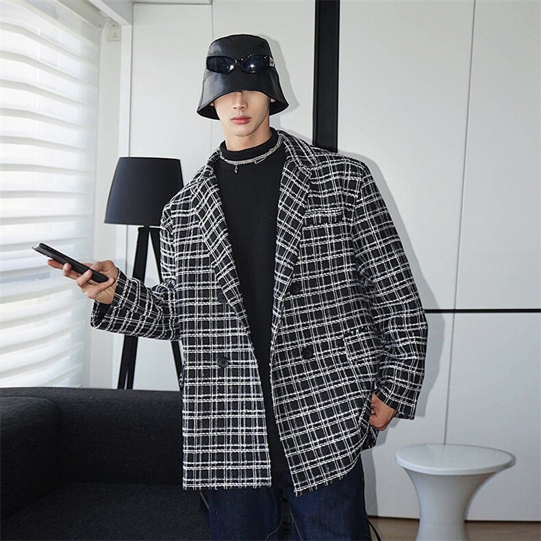 高质量小香风西装领外套J39,男装西服套装,星座516A