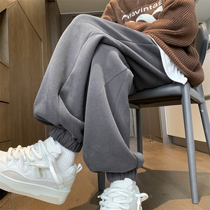 秋冬新款压褶束脚卫裤M~5XL XZ604-KP95-P50控68图片