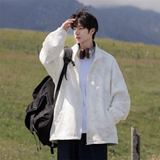 男士潮牌夹克外套光板二开上衣A406JK8125P78，男装夹克，星座309（原A406）