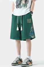 2025夏季新款无影墙大码菠萝格小熊短裤M-5XHK24290-特P25，男装休闲裤，电商A022