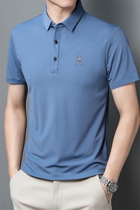 POLO衫男上衣半袖男装衣服男士体恤衫T恤潮牌休闲翻领爸爸短袖男图片