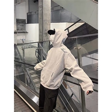 慵懒潮气质原宿百搭简约新款流行文艺华棉复合刺绣卫衣WYT237P48，男装卫衣，星座1013-5