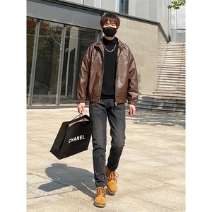 牛仔裤男加绒直筒基础常规百搭裤子修身显瘦长裤1412-2/607H/P60