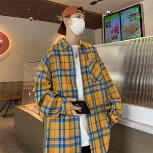青春流行衬衫潮流春季简约原宿日系日常男新款潮标准ins时尚长袖图片