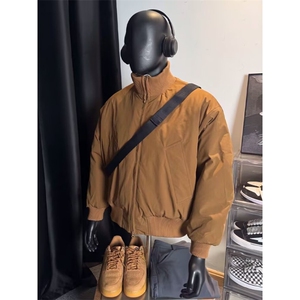 W10576-P60 网图现货 美式飞行夹克外套cleanfit高级感廓形棒球服图片