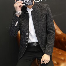 休闲西装外套男春秋宽松上衣韩版潮流男士套装小西服XZ01-P65，男装西服，星座310B-2
