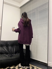美式复古连帽重磅卫衣基础款休闲宽松oversize，男装卫衣，星座310A-4