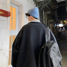 ins港风原宿宽松牛仔外套男秋季韩版潮流炸街夹克休闲百搭牛仔衣，男装工装外套，星座1210-1