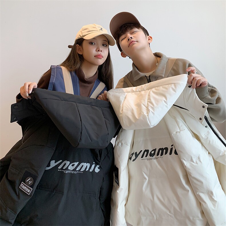 连帽轻薄潮牌日系短款外套修身学生白鸭绒羽绒服印花背带，男装羽绒服，星座301D-5(原星座1415）