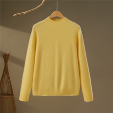 2025年秋季一线半高时尚百搭通勤简约休闲，女装羊绒衫，鹿一羊绒