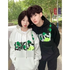 原创设计葡萄网球毛巾绣连帽卫衣美式街头宽松休闲男女，男装卫衣，四季星座505