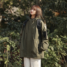 春季新款现货三防户外夹克男连帽冲锋衣外套DSA157B-JK111-特P75，男装夹克，电商A157B