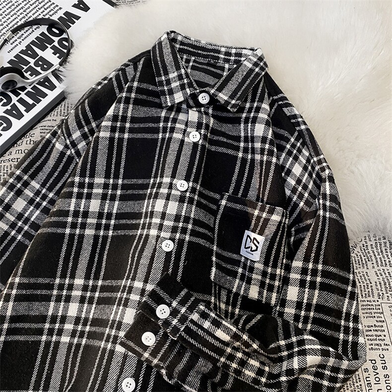 24年冬季加厚毛呢衬衫长袖现货衬衫DS-C323-1-2210-P40,男装衬衫,电商C323-1