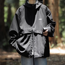 A678-P602023秋季新款户外登山服飞行夹克男连帽冲锋衣夹克外套，男装夹克，星座512-6