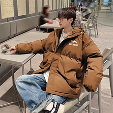 现货抖音得物可供视频三防加厚羽绒连帽棉衣外套面包棉服85538，男装棉衣，电商A486
