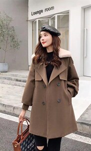 冬季新品，羊羔毛领大衣，减龄时尚,其它,圣伊敏