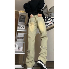 美式ins高街vibe重工艺水洗牛仔裤货号K2316P55，男装牛仔裤，电商A063