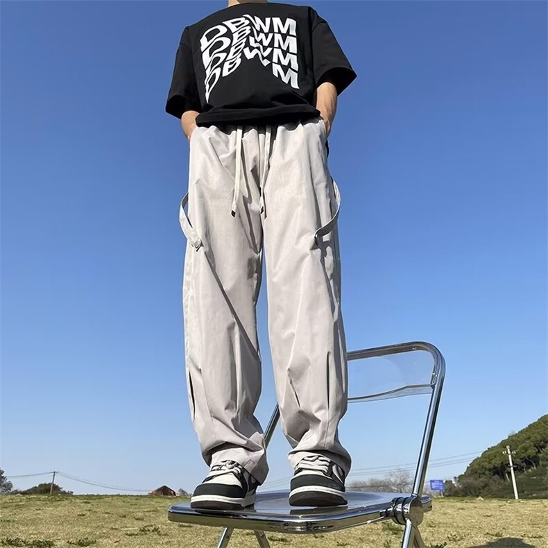 新款时尚潮男百搭宽松休闲裤,男装休闲裤,四季星座218-1