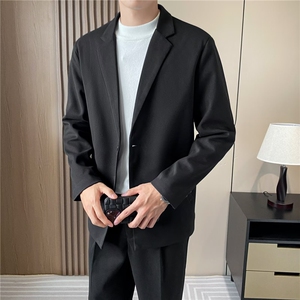 毛呢西装外套男秋冬季痞帅轻熟风男装冬季男士厚呢子西服3314 P72图片
