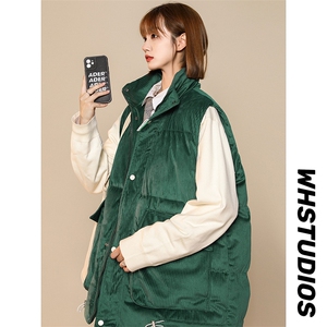 冬款潮中性风加棉马甲背心棉服简约立领外套男士8156-P95 控价118图片