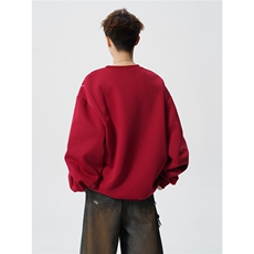 四季款WY55072-P40特建议零售价88大码休闲刺绣字母卫衣，男装卫衣，电商D232