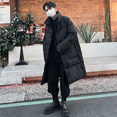 MY884-P168中长款大口袋设计羽绒棉服男士暗黑风宽松棉衣保暖，男装棉衣，电商B280-1（原A049）