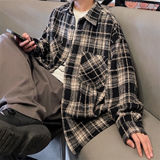 秋季百搭夹克小香风工装男外套上衣A071-C68-P68，男装夹克，电商A071