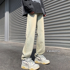 XZ616春季新款纯版黄泥色牛仔裤TY520P45控58，男装牛仔裤，星座512A（原616）
