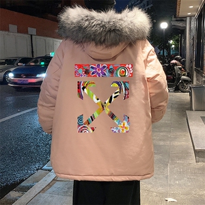 MM48169-P130 冬季大毛领棉衣男士大码加厚棉袄男棉服图片