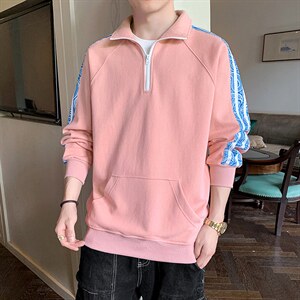 秋季新款卫衣店主风圆领印花落肩长袖光板上衣VE55107-P41控68图片