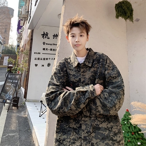 现货 春季新款水洗做旧男士港风外穿夹克男士上衣225-2-JK203-P90图片