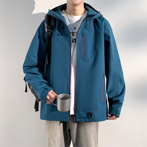 新款男女高品质户外登山服青少年学生冲锋衣夹克外套JK6633-P79图片