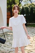 风盘扣连衣裙，两色、三个尺码，女装连衣裙，依柏璐(1F)