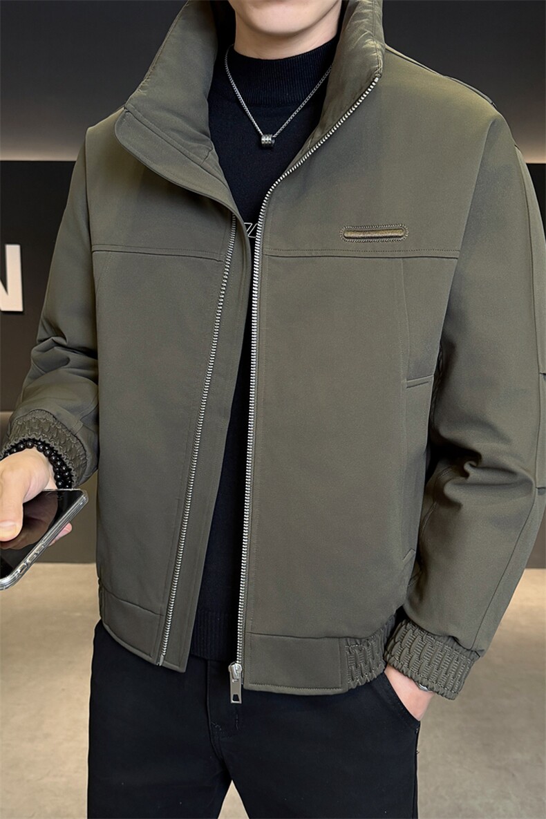 新标90男士简约立领羽绒服上衣外套潮百搭A329-YR2556-P245,男装羽绒服,电商A329