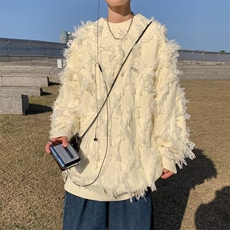 美式街头设计感圆领毛衣男慵懒风休闲针织衫MY185-P50，男装针织衫/毛衣，星座1109-3