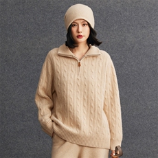 2025百搭时尚秋季新款连帽抽绳菱形针织衫软糯保暖,女装针织衫/毛衣,五色羊羊绒,财富天地 2025百搭时尚秋季新款连帽抽绳菱形针织衫软糯保暖,女装针织衫/毛衣,五色羊羊绒,财富天地