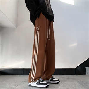 KZ17-P50 控68  春款大码条纹直筒休闲裤图片
