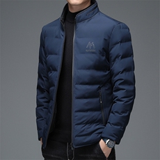 新款冬季中年纯色羽绒爸爸装厚男棉衣保暖男装外套SFT98008-P170，男装棉衣，电商B212（原钱塘6029）